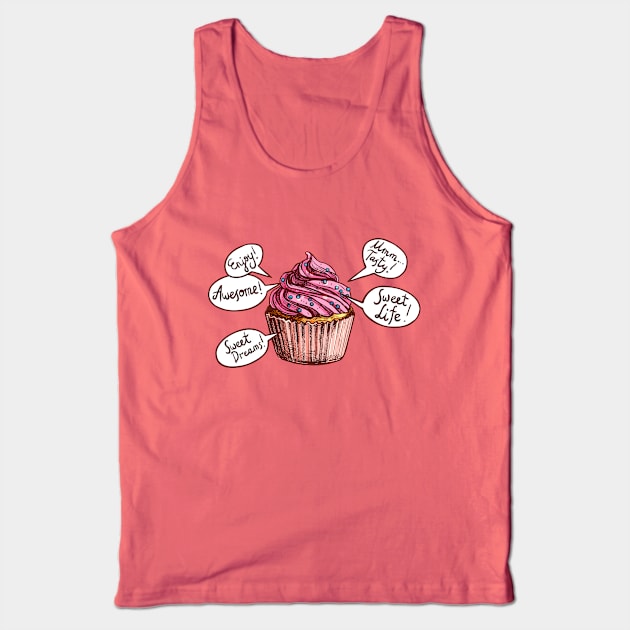 Cupcake Tank Top by Mako Design 